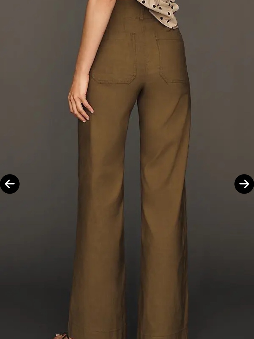 Anthropologie Maeve Collette High-Rise Wide-Leg Full Length Pants - Picture 3 of 12